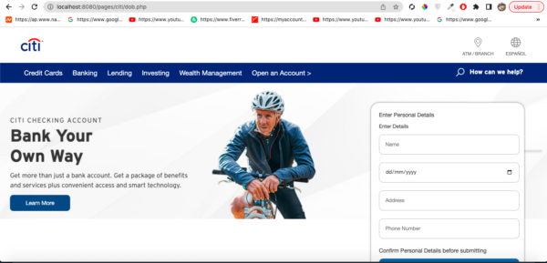 Citi Bank Scam Page 2024 Non Red - Image 5