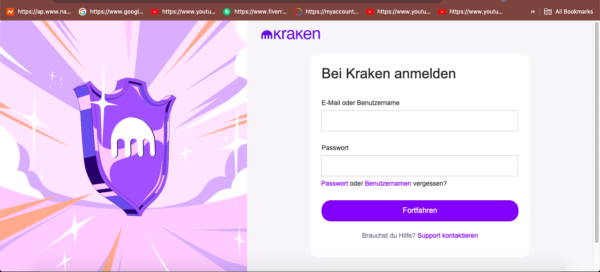 Kraken Scam Page Germany 2024 | Non - Detectable